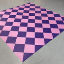 pink & purple flooring interlocking tile floors event floor portable floor anti fatigue flooring custom printed flooring K&S International
