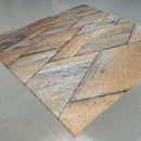 interlocking tile flooring print of stone anti fatigue flooring trade shows event flooring custom print K&S International