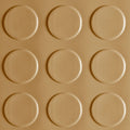 Comfort Flex Designer Padded Interlocking Flooring, Coin embossed, Sand, K and S International