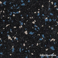 K&S International Flooring, PCR Rollable Rubber Underlayment, Black/Blue/White