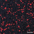 K&S International Flooring, PCR Rollable Rubber Underlayment, Black/Red