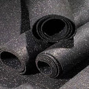 K&S International Flooring, PCR Rubber Rollable Underlayment Flecks 