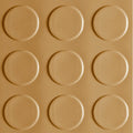K&S International Flooring, Textured Rollable Vinyl Flooring Coin Pattern Sand 