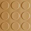 K&S International Flooring, Textured Rollable Vinyl Flooring Coin Pattern Sand 